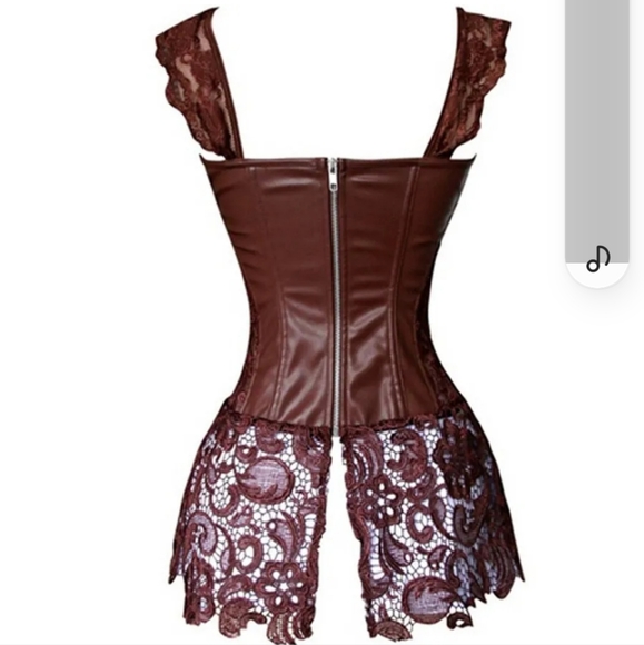 Sienna Brown Steam Punk corset 4x.  Brand new never worn - Picture 10 of 10